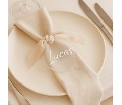 Akrylové svadobné menovky