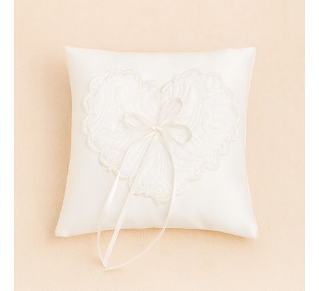 Svadobný vankúšik na obrúčky