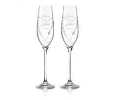 Svadobné poháre s gravírovaním