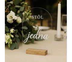 Čísla na svadobné stoly