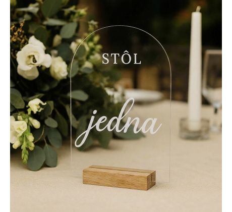 Čísla na svadobné stoly