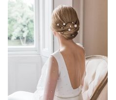 Svadobné vlásenky perličky pre nevestu