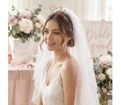 Čelenka Bride so závojom 1