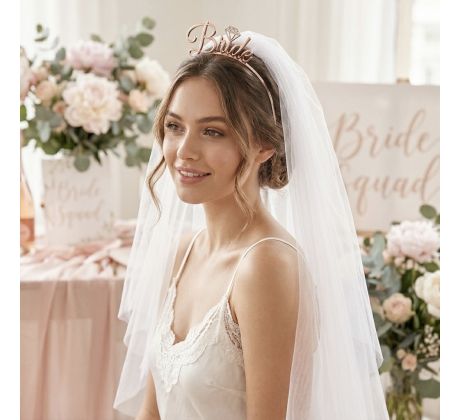 Čelenka Bride so závojom 1