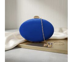 Spoločenská kabelka clutch modrá