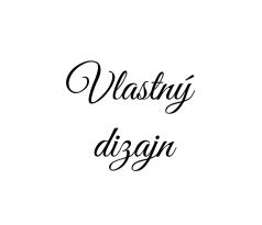 Personalizovaná krabica na svadobné obálky a peniaze  - vlastný dizajn